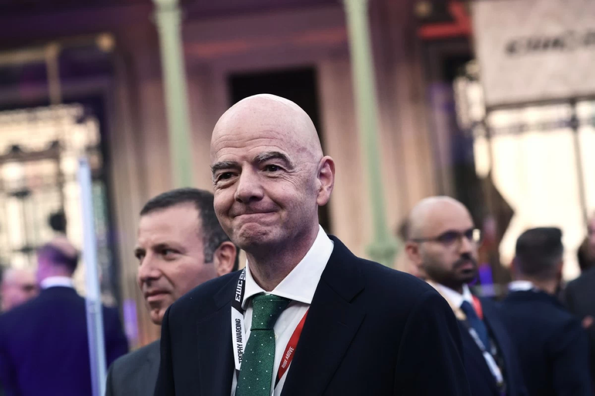 FIFA President Gianni Infantino attends the closing ceremony of the Esports World Cup at the Grand Palais in Paris, France, Sunday Aug. 23, 2026. (Teresa Suarez/Pool Photo via AP)