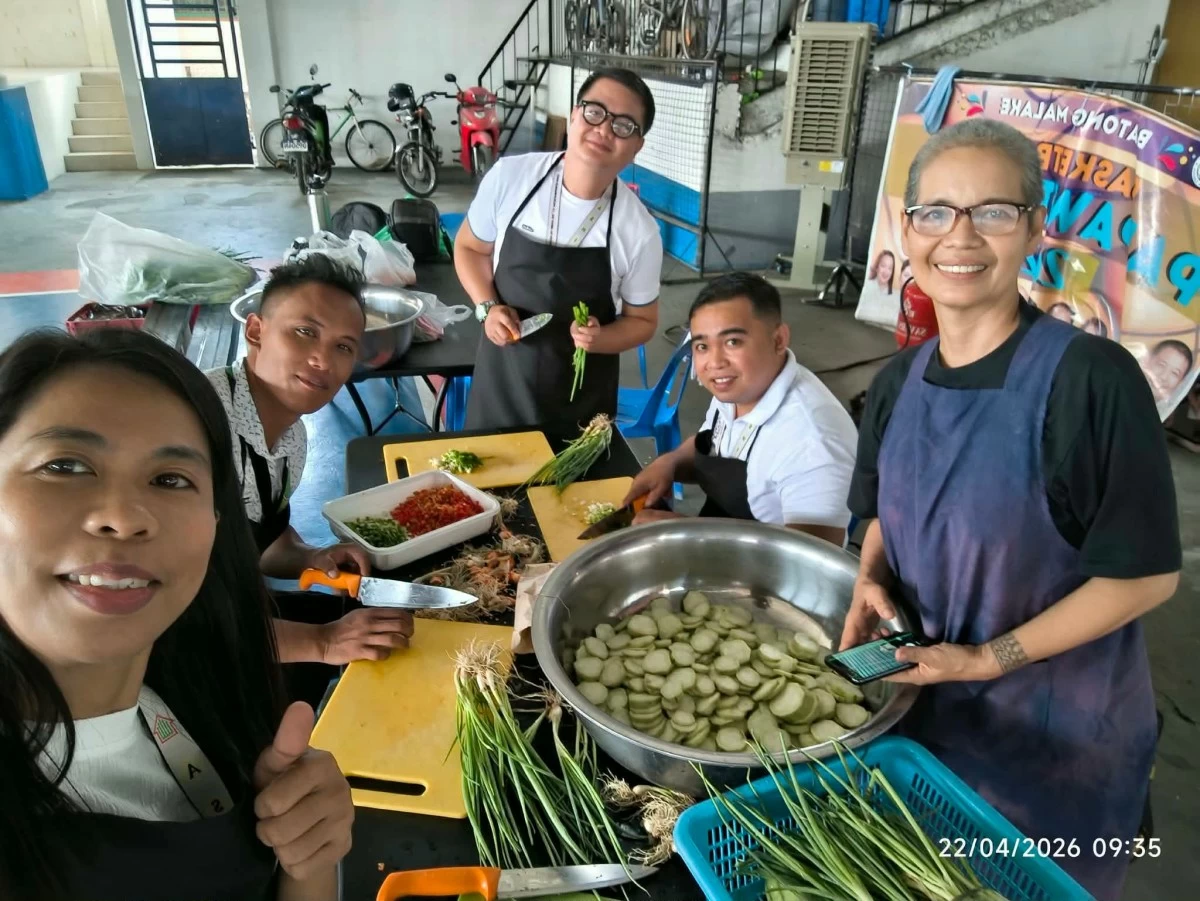 JGF's FEP partners from AGAP, through ASHI, joined ARMK in preparing and serving meals for tricycle drivers and families affected by the crisis in Los Baños, Laguna.