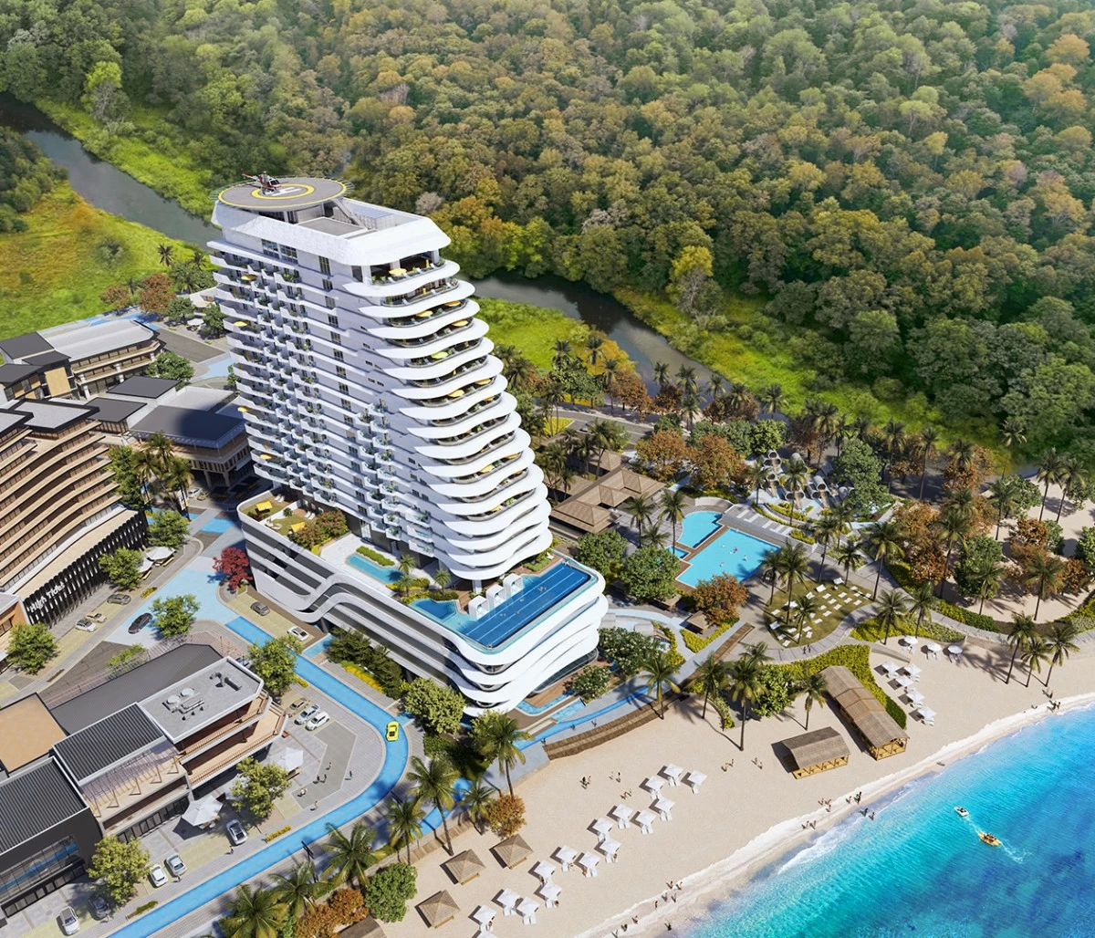The award-winning Spinnaker in Club Laiya (Artist's perspective: Landco Pacific)