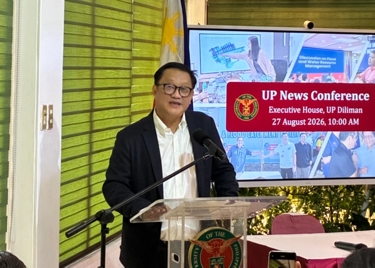 Atty. Angelo Jimenez, president of the University of the Philippines