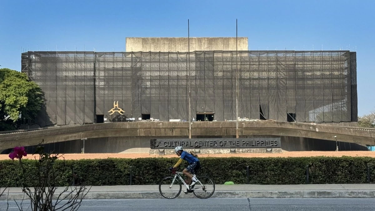 The CCP main building restoration (Photo: Mark Balmores/Manila Bulletin0