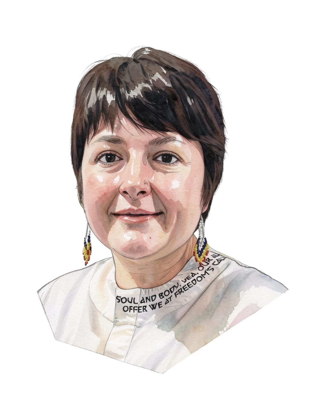 Ukrainian Ambassador Yuliia Fediv
