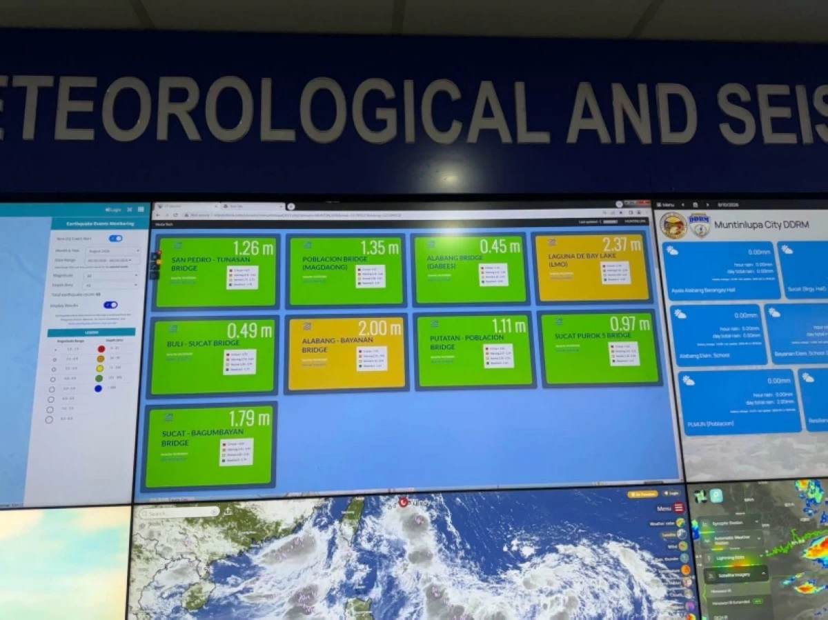 Muntinlupa Operations Center (Photo from Mayor Biazon’s Facebook account) 

