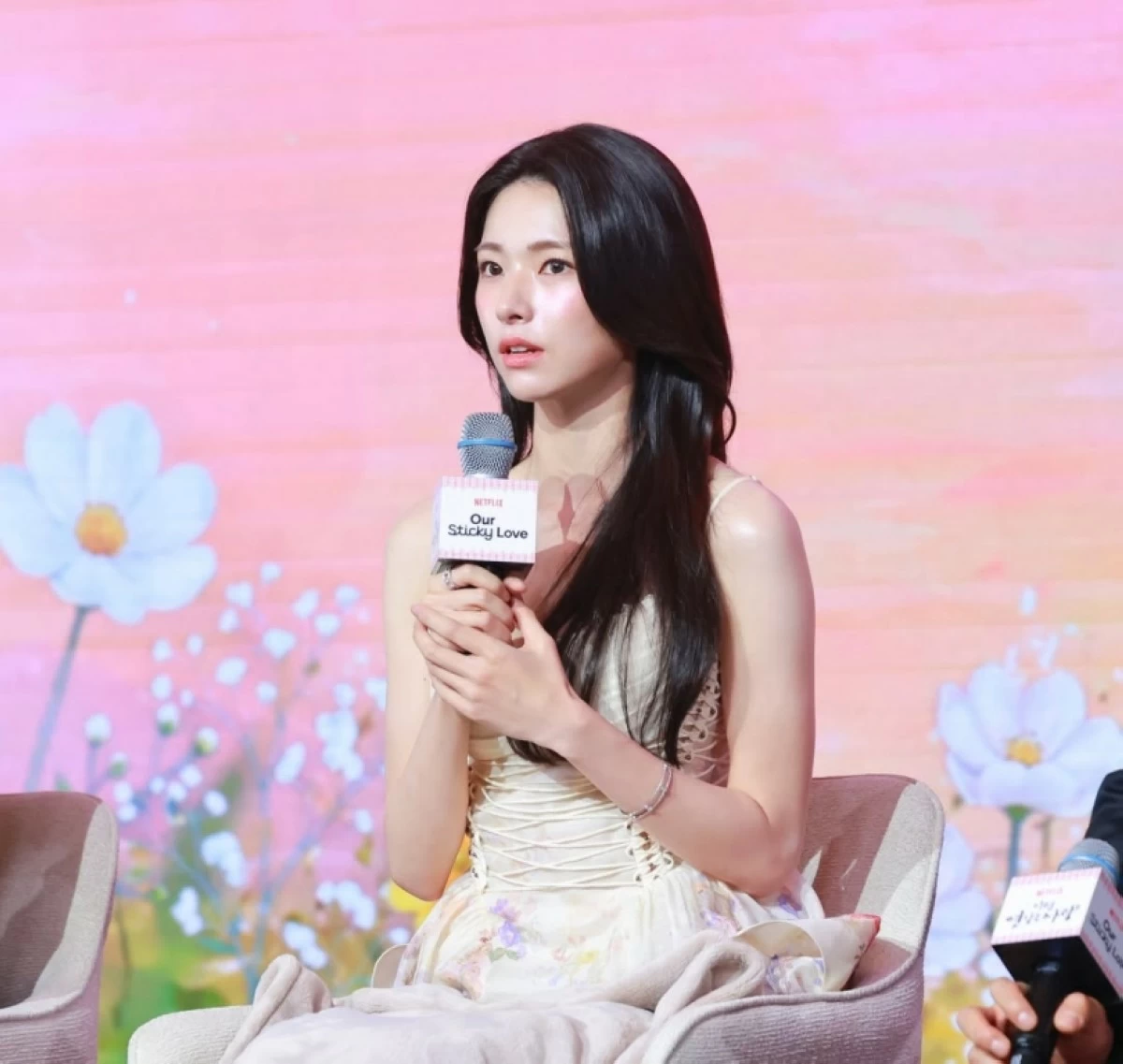 Ha Young during a press conference for 