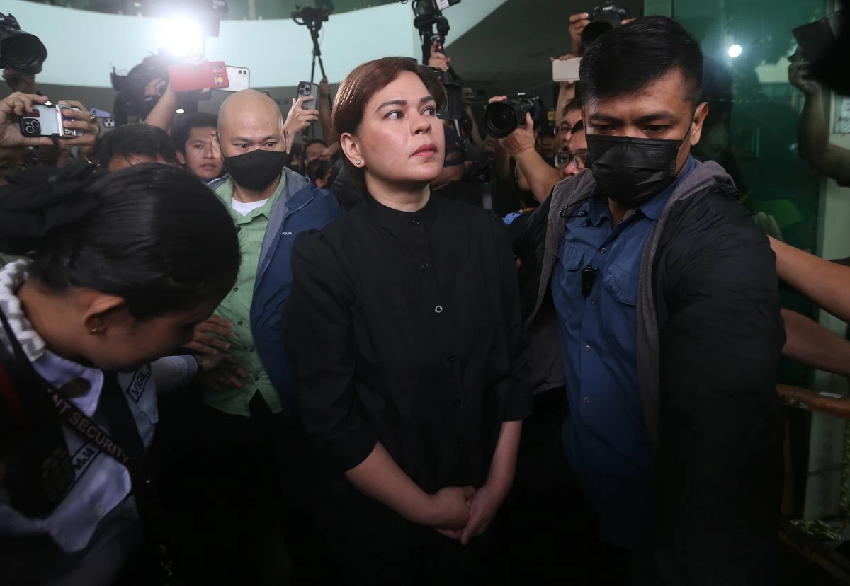 Vice President Sara Duterte has filed an amended petition before the Supreme Court challenging the jurisdiction of the DOJ and Quezon City Regional Trial Court over the grave threats cases against her. (Mark Balmores / Manila Bulletin)