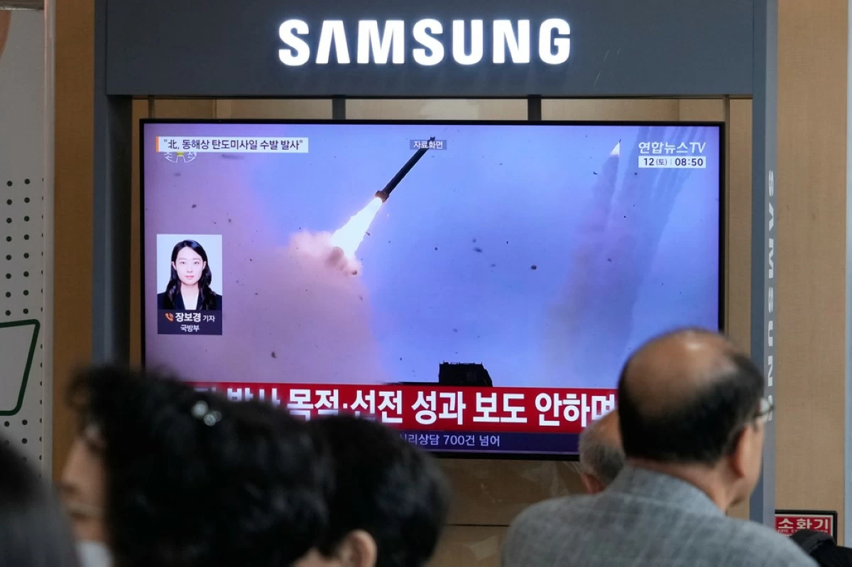 North Korea fires ballistic missiles toward sea after rivals' military ...