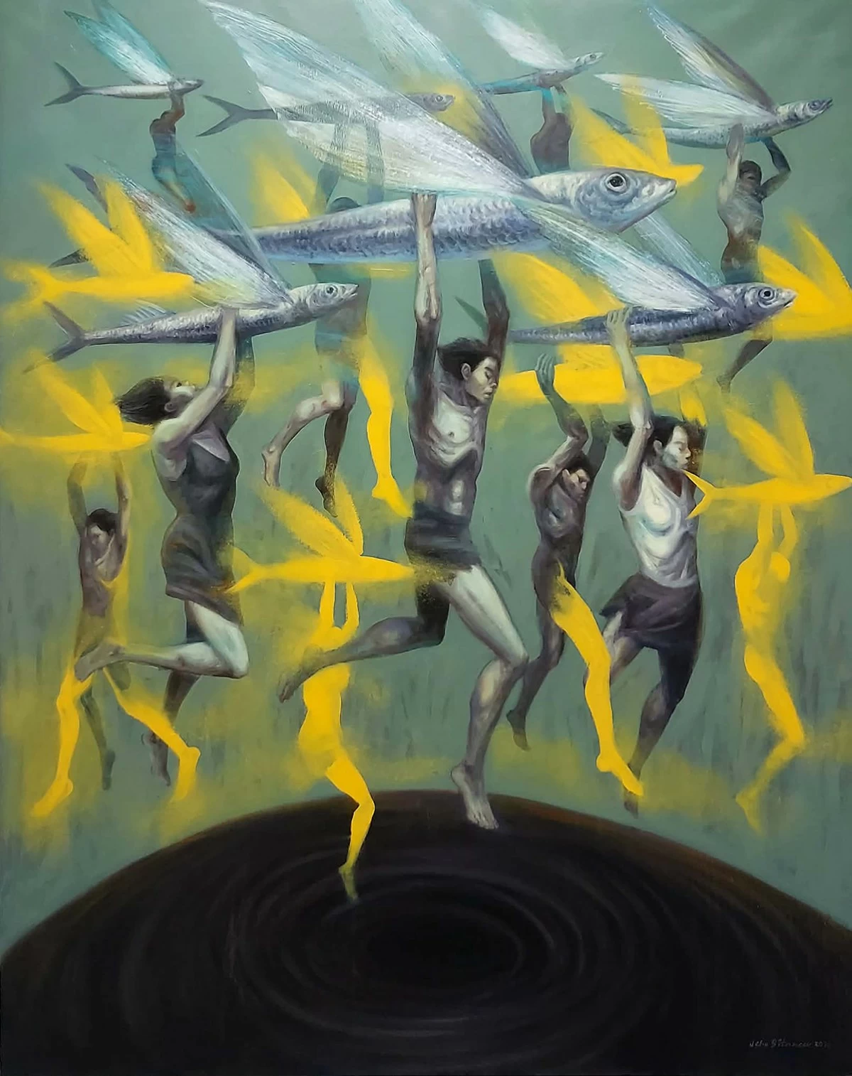 ‘KALIGTASANG BAGWIS,’ 4x5 feet, oil on canvas, 2026