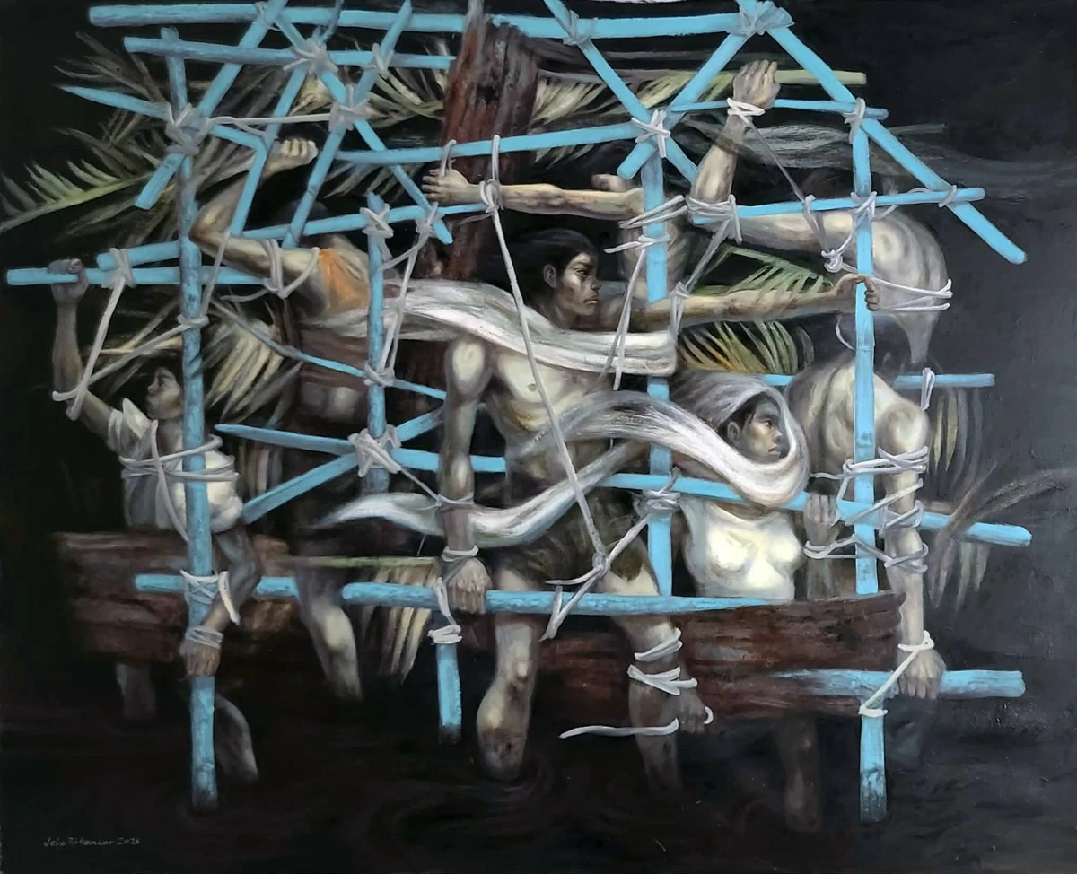 ‘TATAG NG TINDIG 2,’ 4x5 feet, oil on canvas, 2026