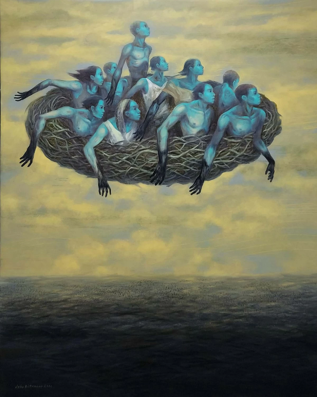 ‘PUGAD NG PAGTUTOL,’ 4x5 feet, oil on canvas, 2026