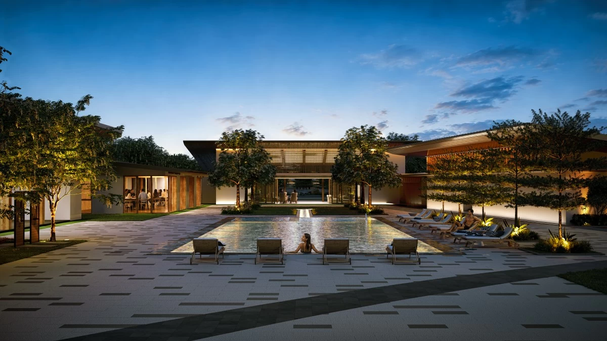 Pool area