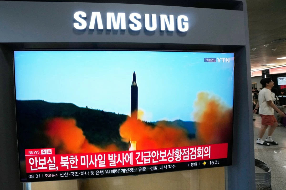 North Korea test-fires ballistic missile as tensions grow over border mine ...