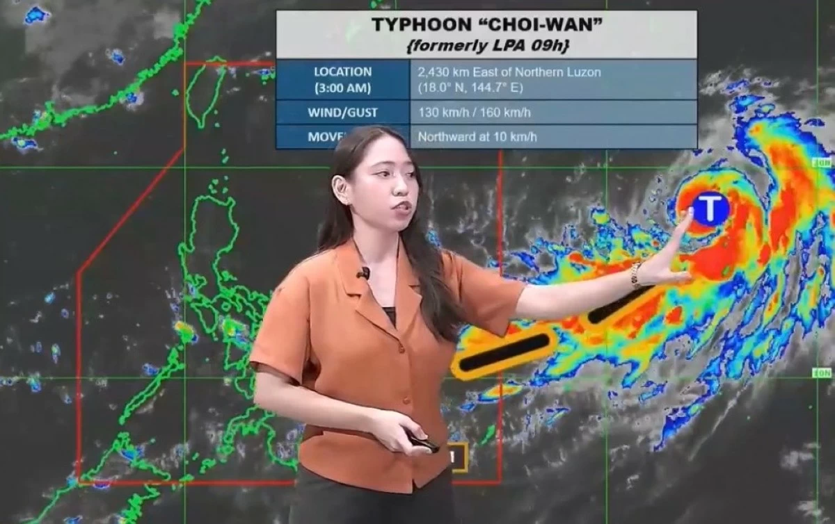 Palawan, Visayas und Mindanao werden durch den Ausläufer des Taifuns ...