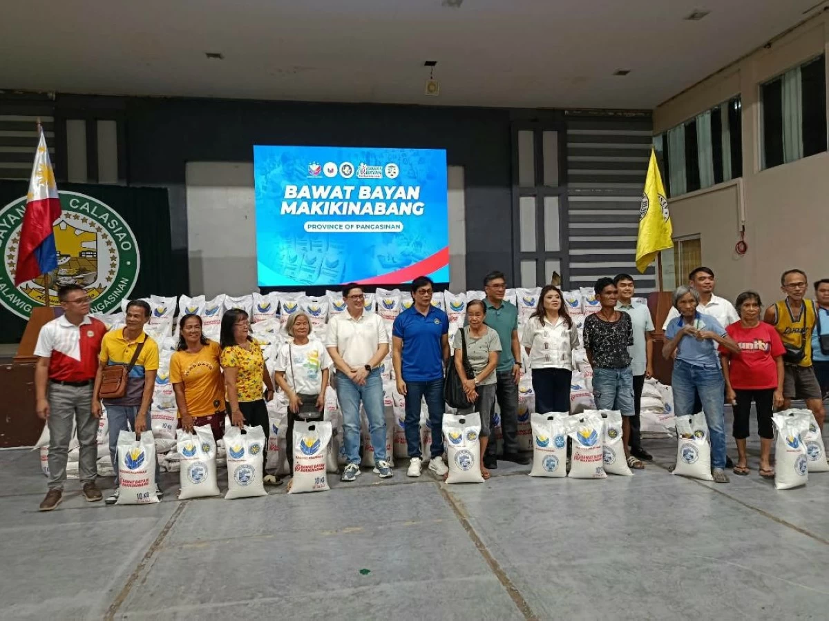 4,308 receive rice aid under BBM program in Pangasinan