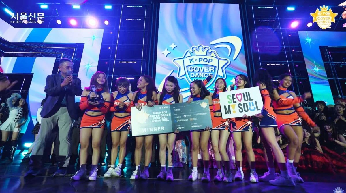 Winner Meraki from the Philippines at the K-Pop Cover Dance Festival (KCDF) World Final in Seoul on Oct. 17 (Screenshot from K-pop TV video on YouTube)