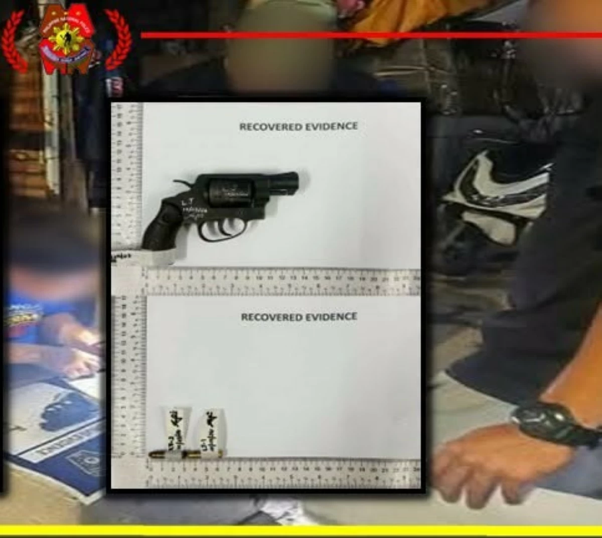 Überwachung führt zur Festnahme eines bewaffneten Mannes in Pasay