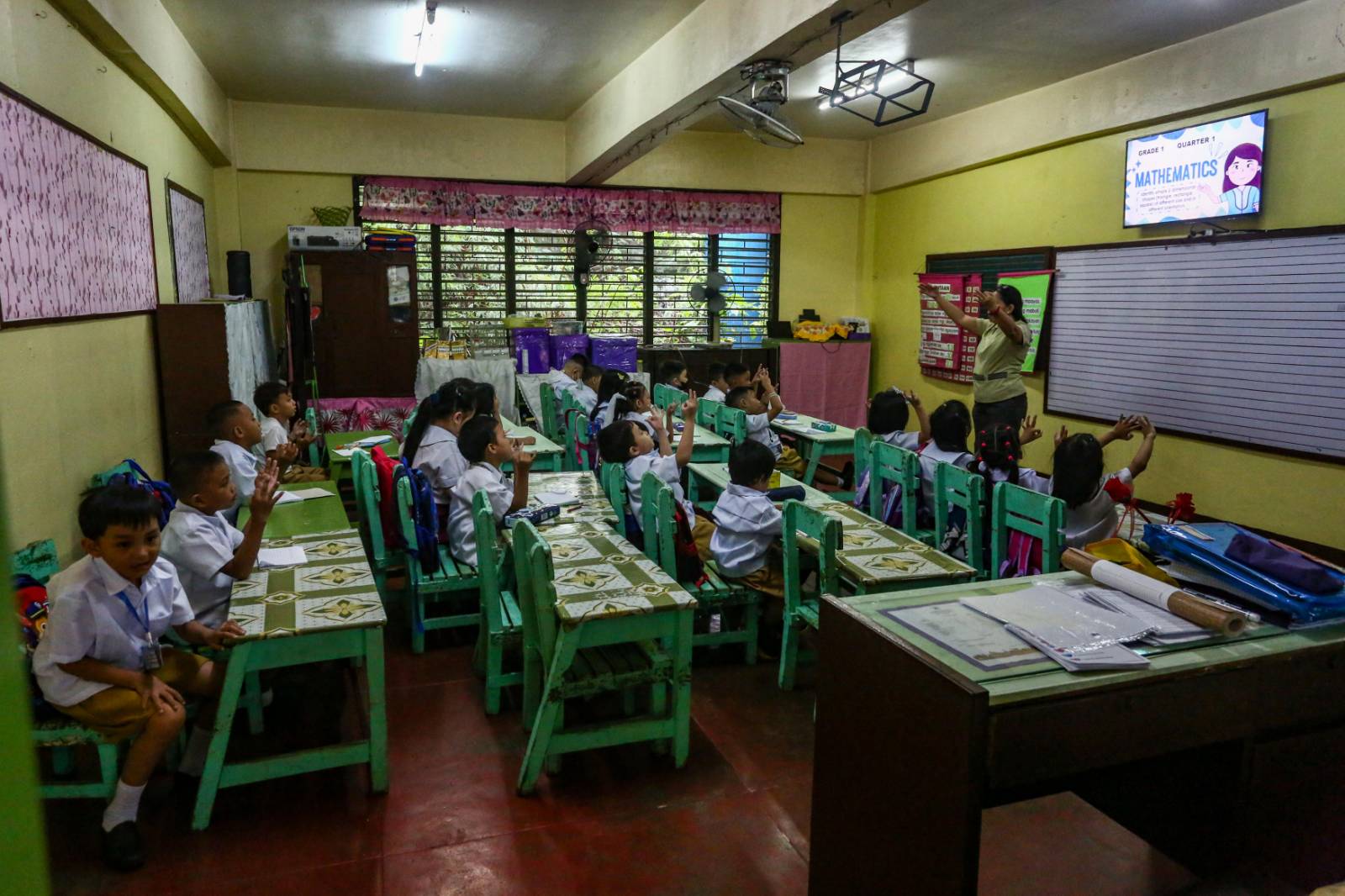 2Students of Rafael Palma Elementary School attend the first day of classes for SY 2024-2025 on Monday, July 29, 2024..jpg