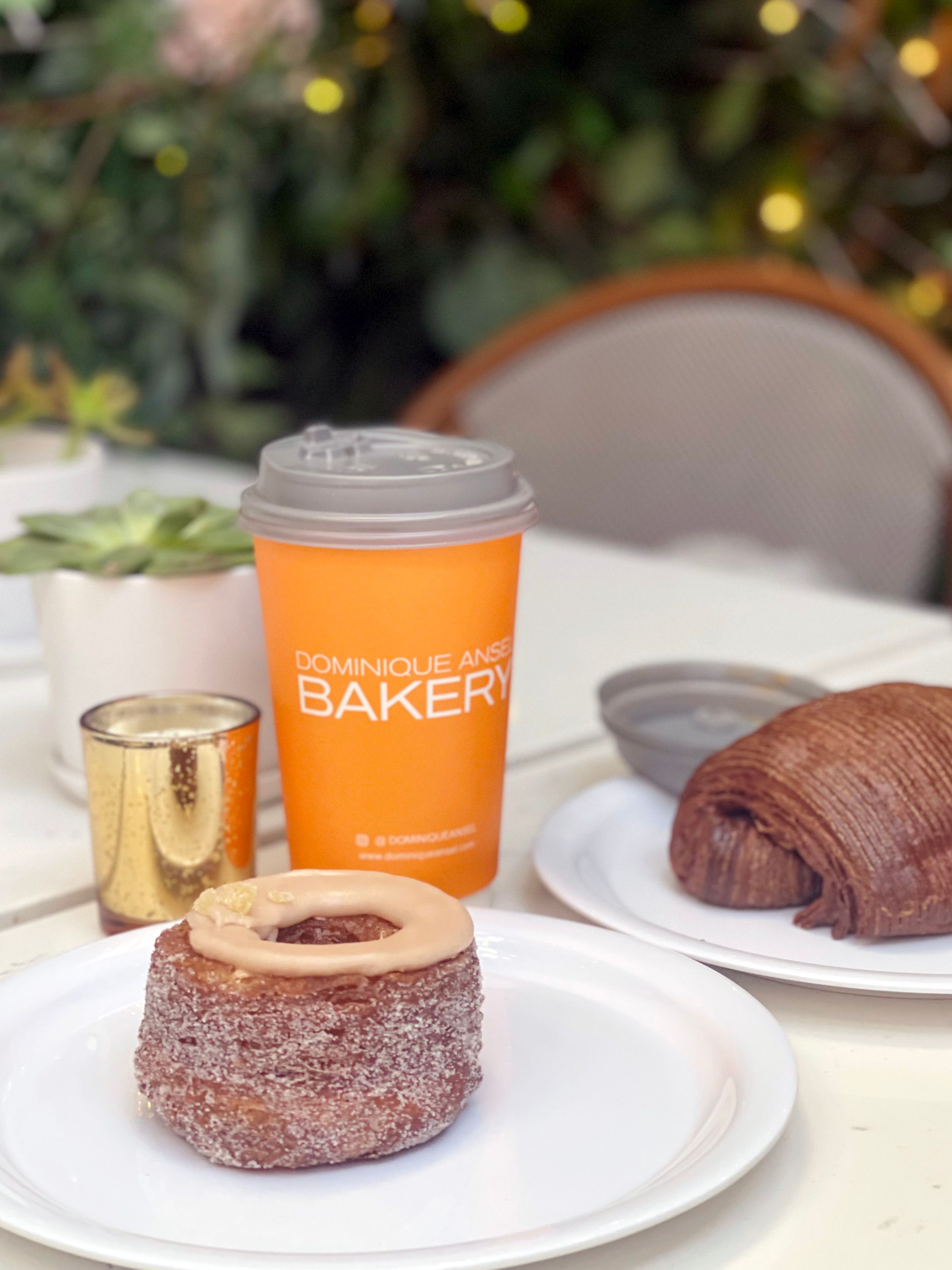 7 START THE DAY RIGHT Dominic Ansel's cronut, in the month's flavor, and a chocolate croissant for breakfast.jpg