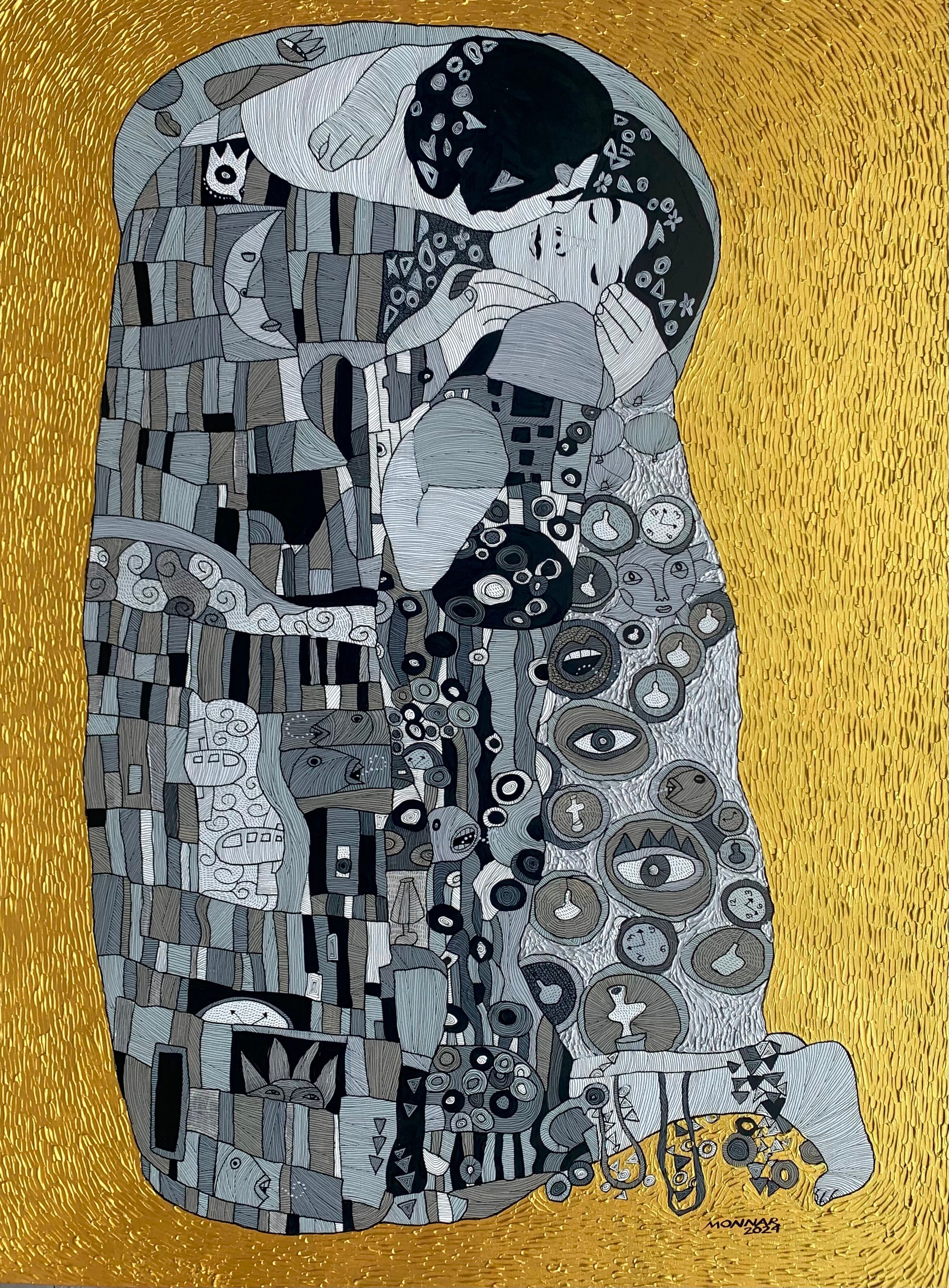 8-Gustav Klimt_s The Kiss by Monnar.jpeg