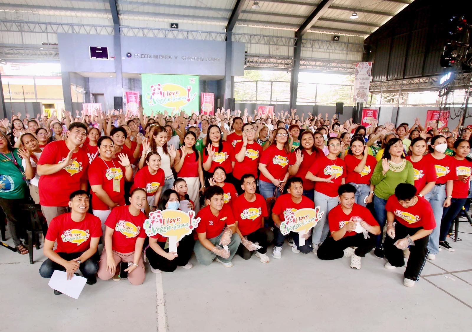 Ajinomoto Philippines successfully run the third leg of its I Love Veggie-licious Barangay Caravan at Barangay Batasan Hills, Quezon City.jpeg