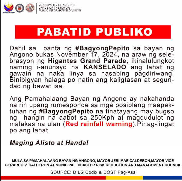 Angono Higantes Festival parade cancellation.png