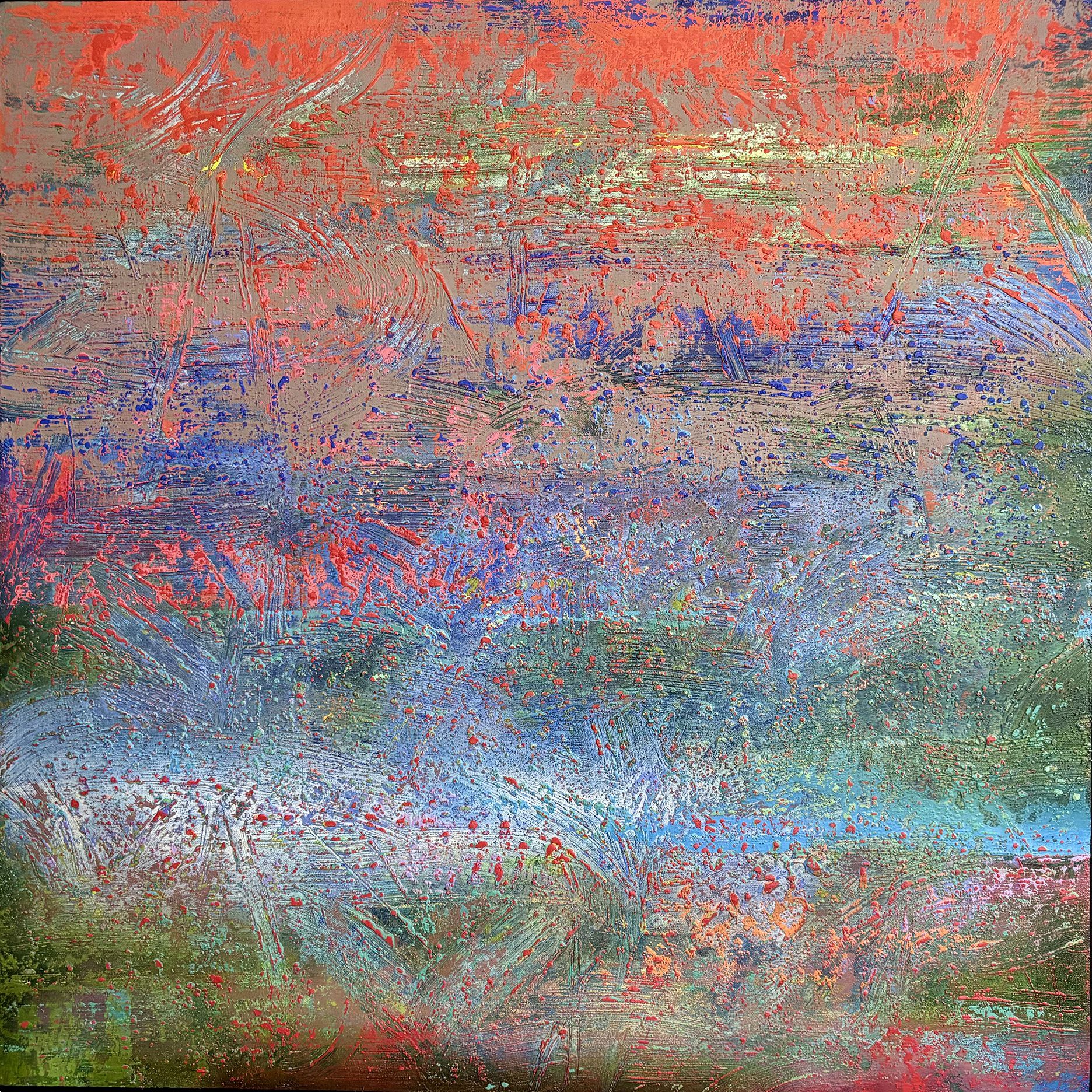 BENJIE CABANGIS. Whispered Scents, 36x36 inches, acrylic on canvas, 2024.jpg