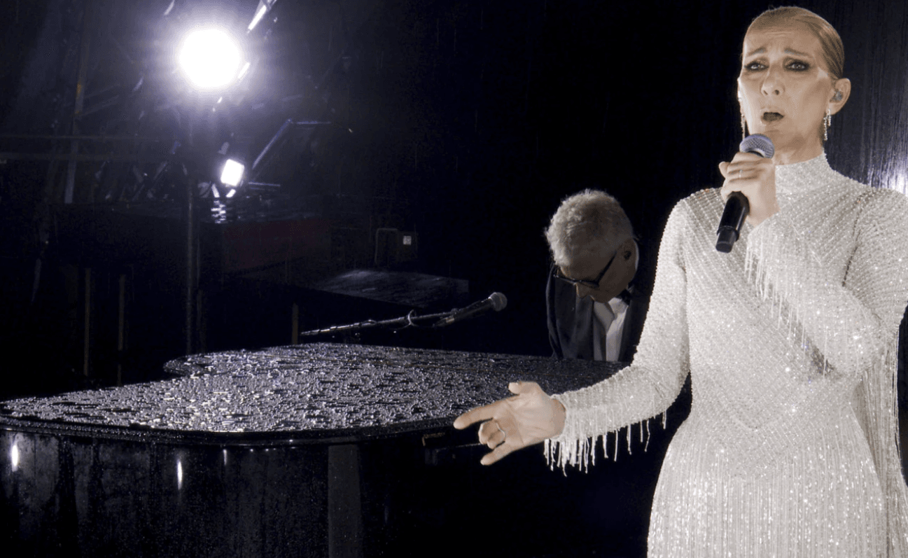 Celine Dion performs at the opening of Paris Summer Olympics 2024 .png