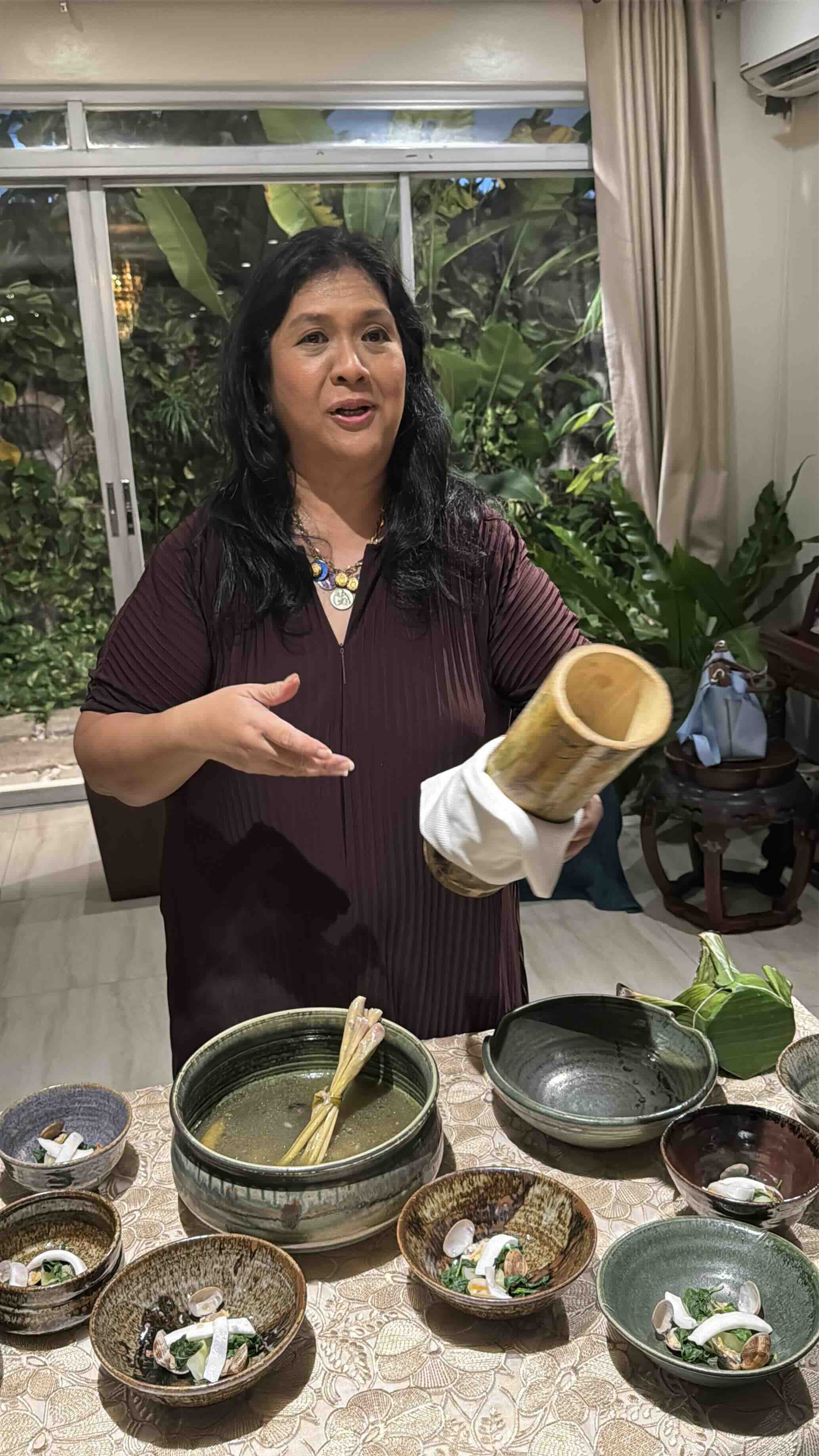 DEDET preparing Halaan Binakol, her take on the Visayan chicken-in-coconut soup.jpeg