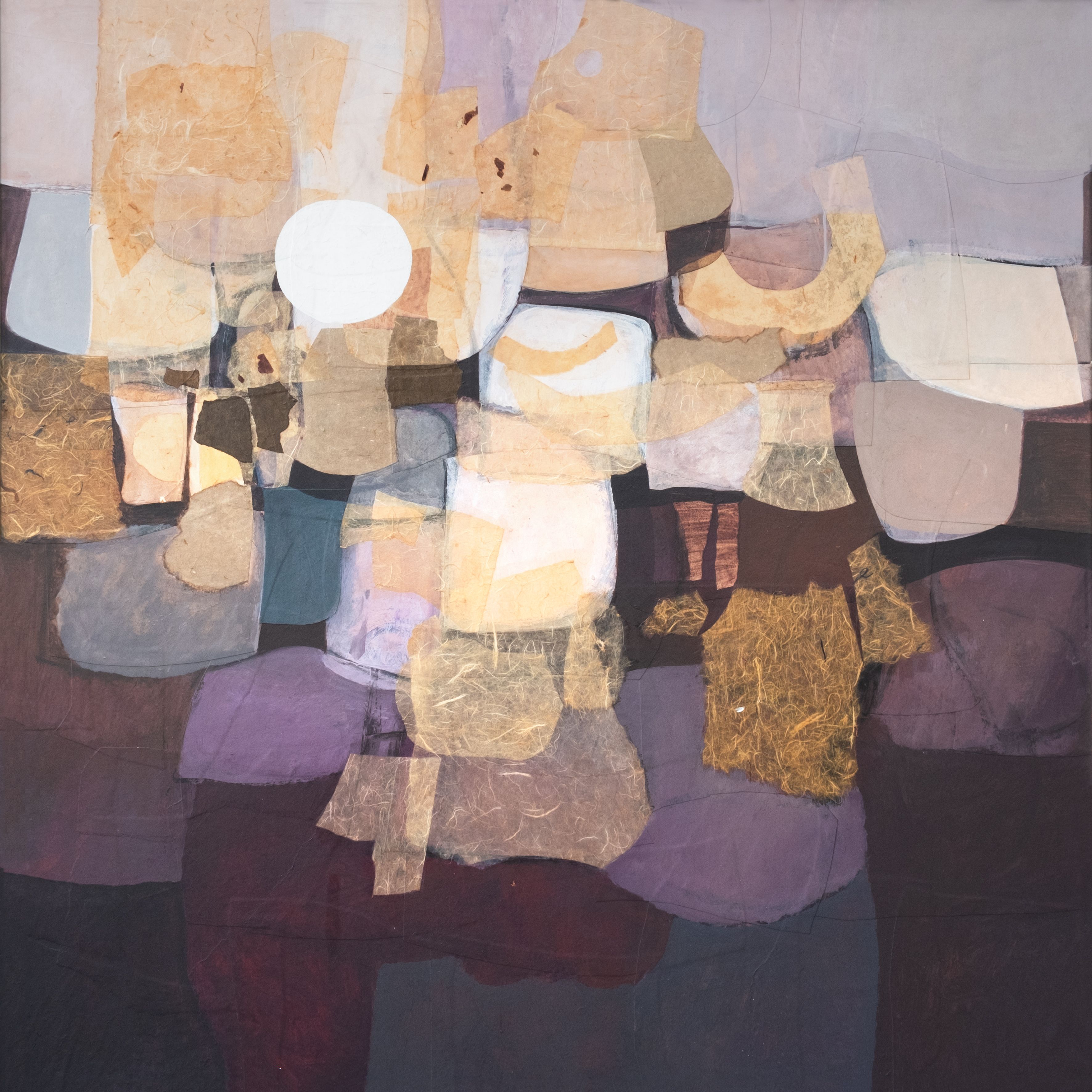 EVENING IN SHANGHAI 48x48 inches, acrylic, José Joya, 1973.jpg