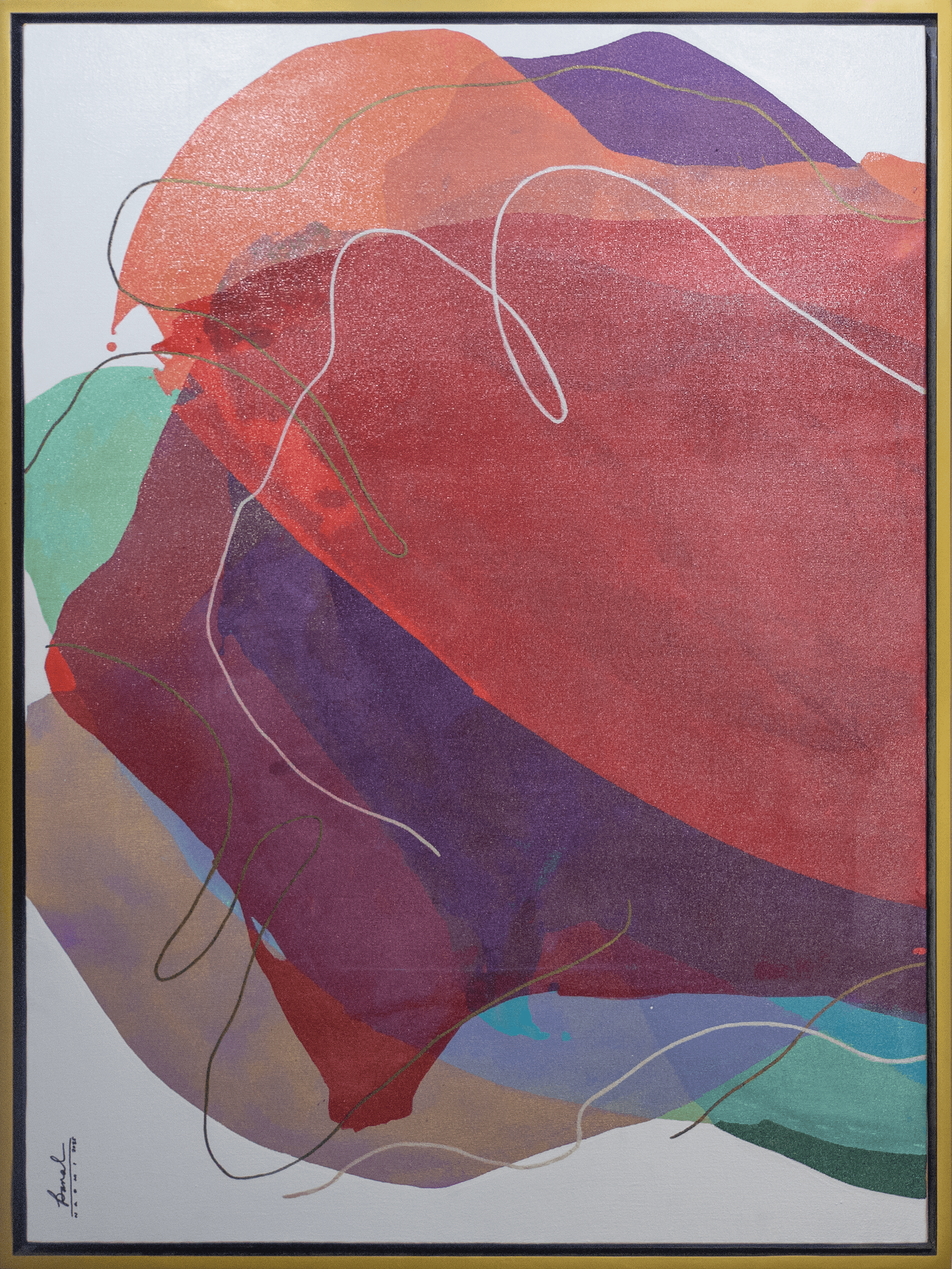 Ethereal Echo I acrylic on canvas, 48x36 inches.png