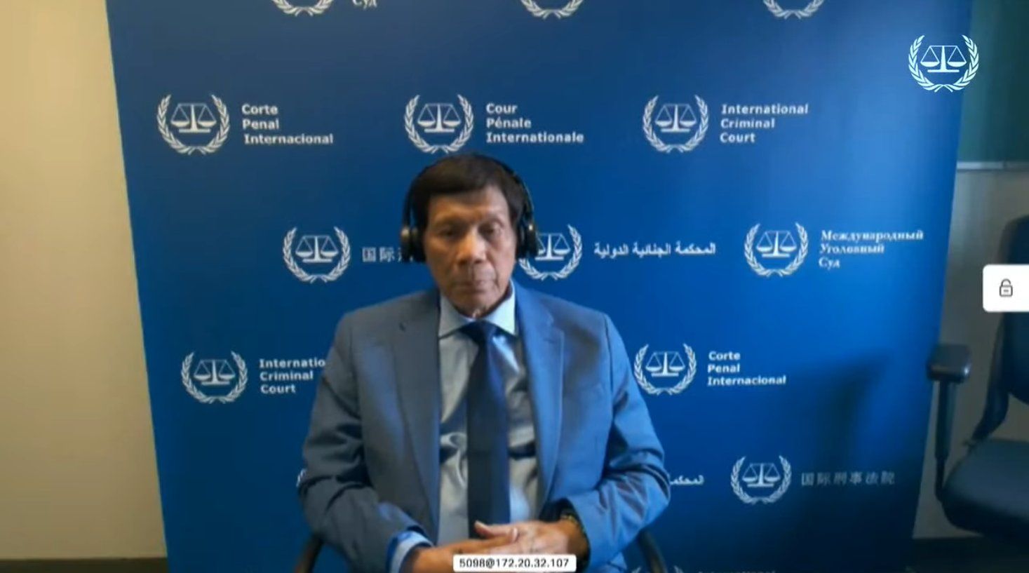 Former president Rodrigo Duterte (ICC)