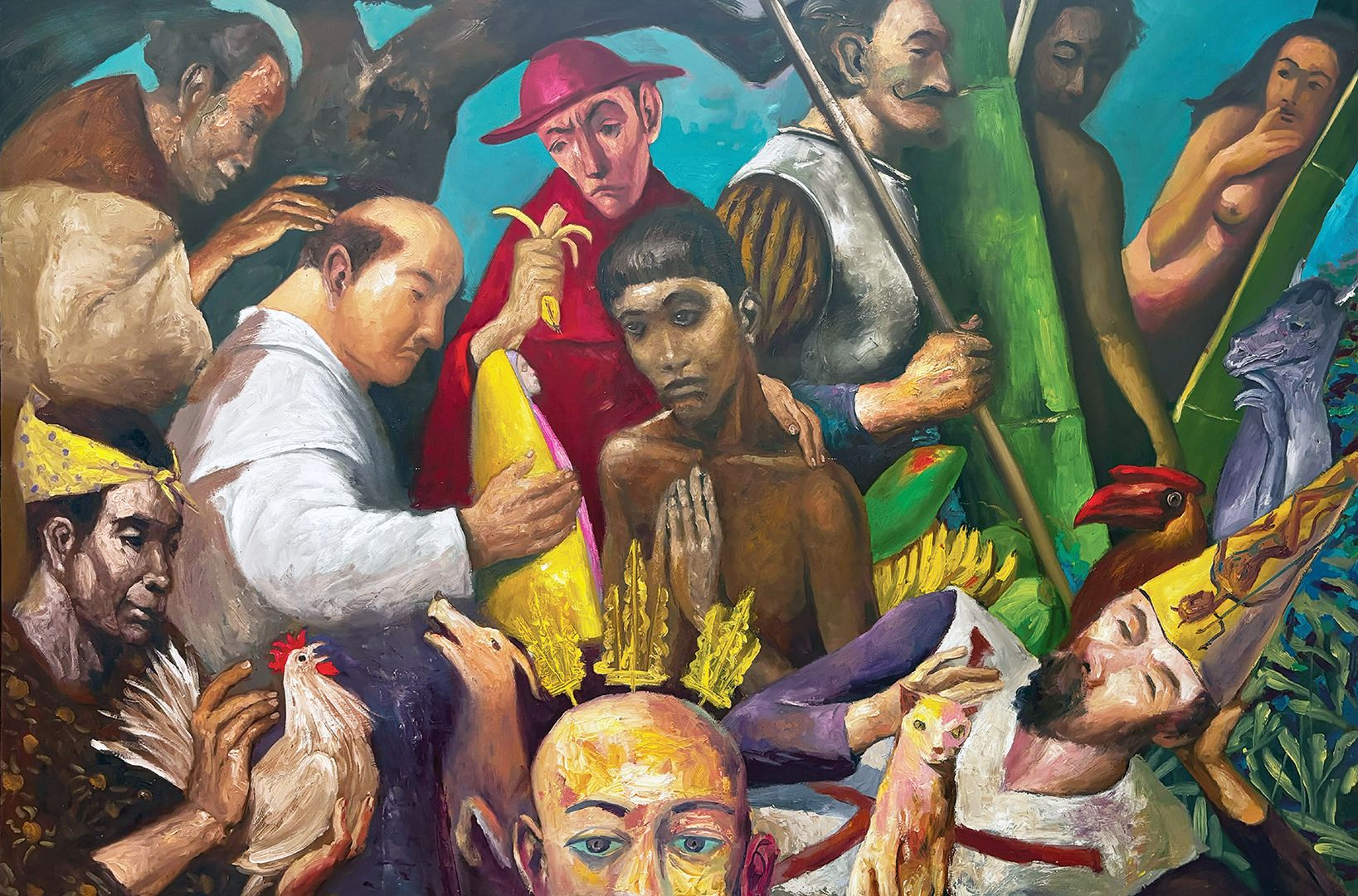 KUMBINSI, oil on canvas, 48x72 inches, 2023.jpg