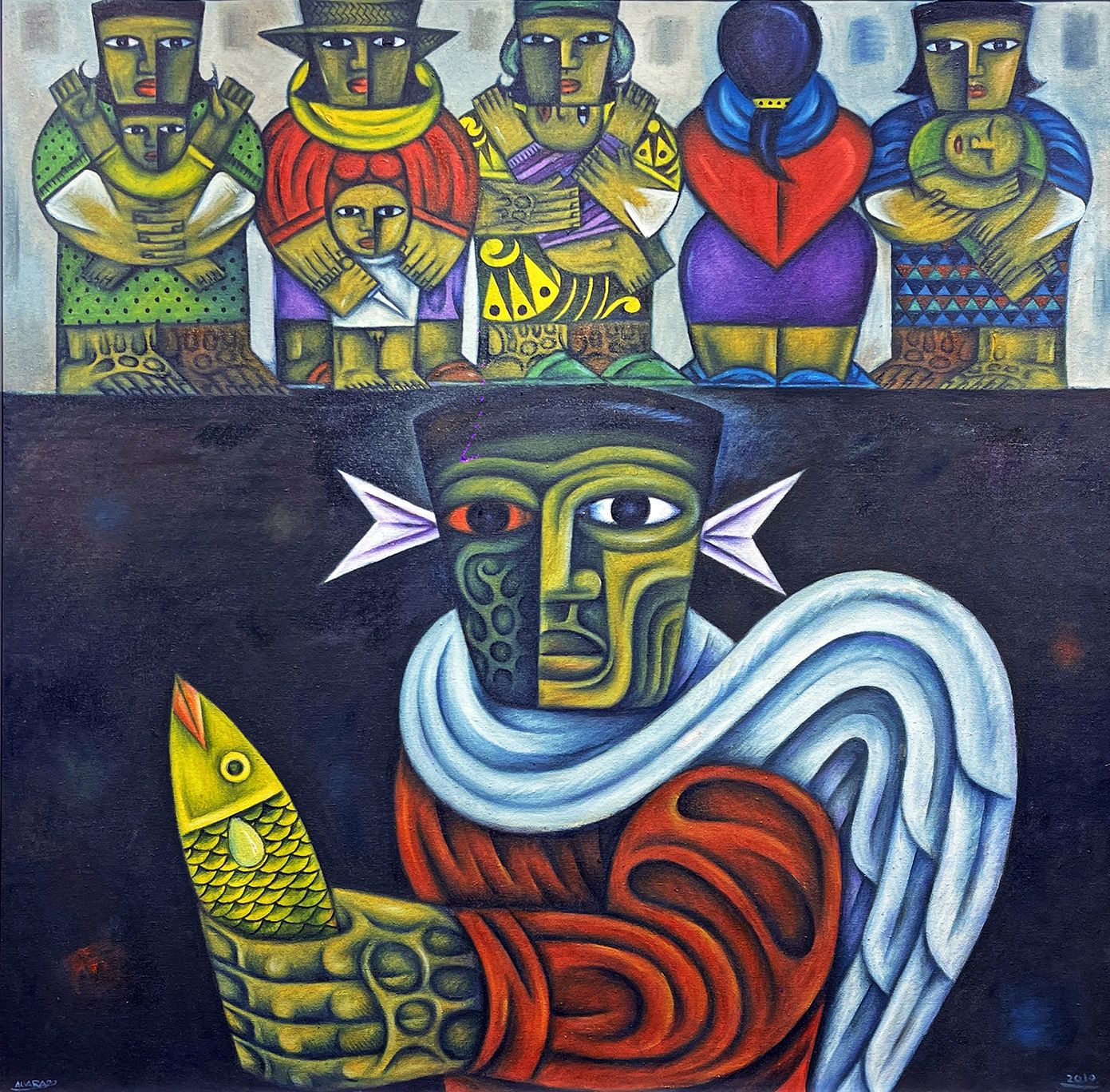 LIMASAWA, oil on canvas, 48x48 inches, 2010.jpg