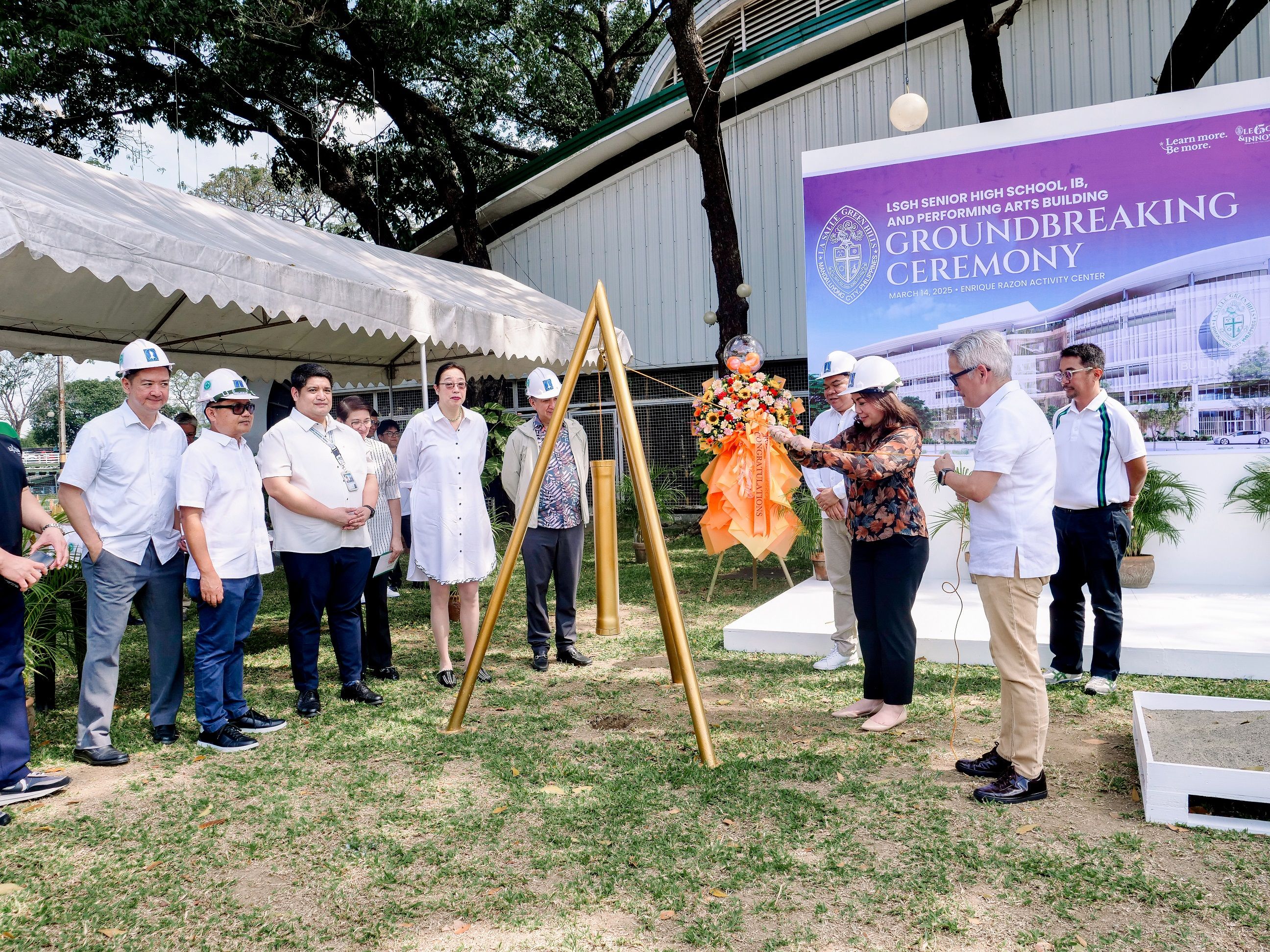 La Salle Green Hills Groundbreaking ceremony.JPG
