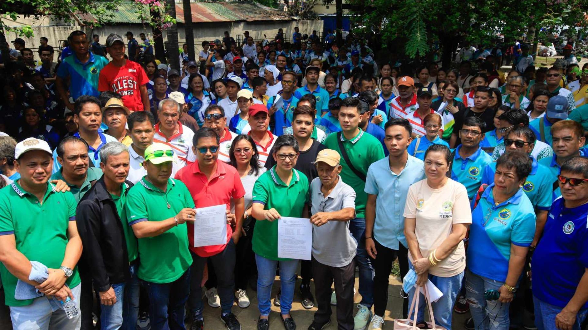 Batangueños protest in Makati vs planning to evict 50,000 residents for real estate development