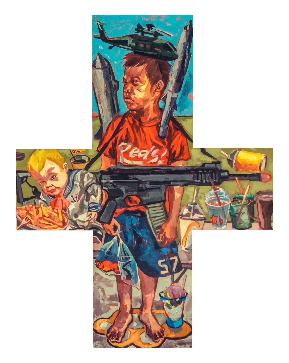 MMK (Modernize ... Modernize ... Kurakot !) oil on canvas, 40x31 inches, 2024.jpg