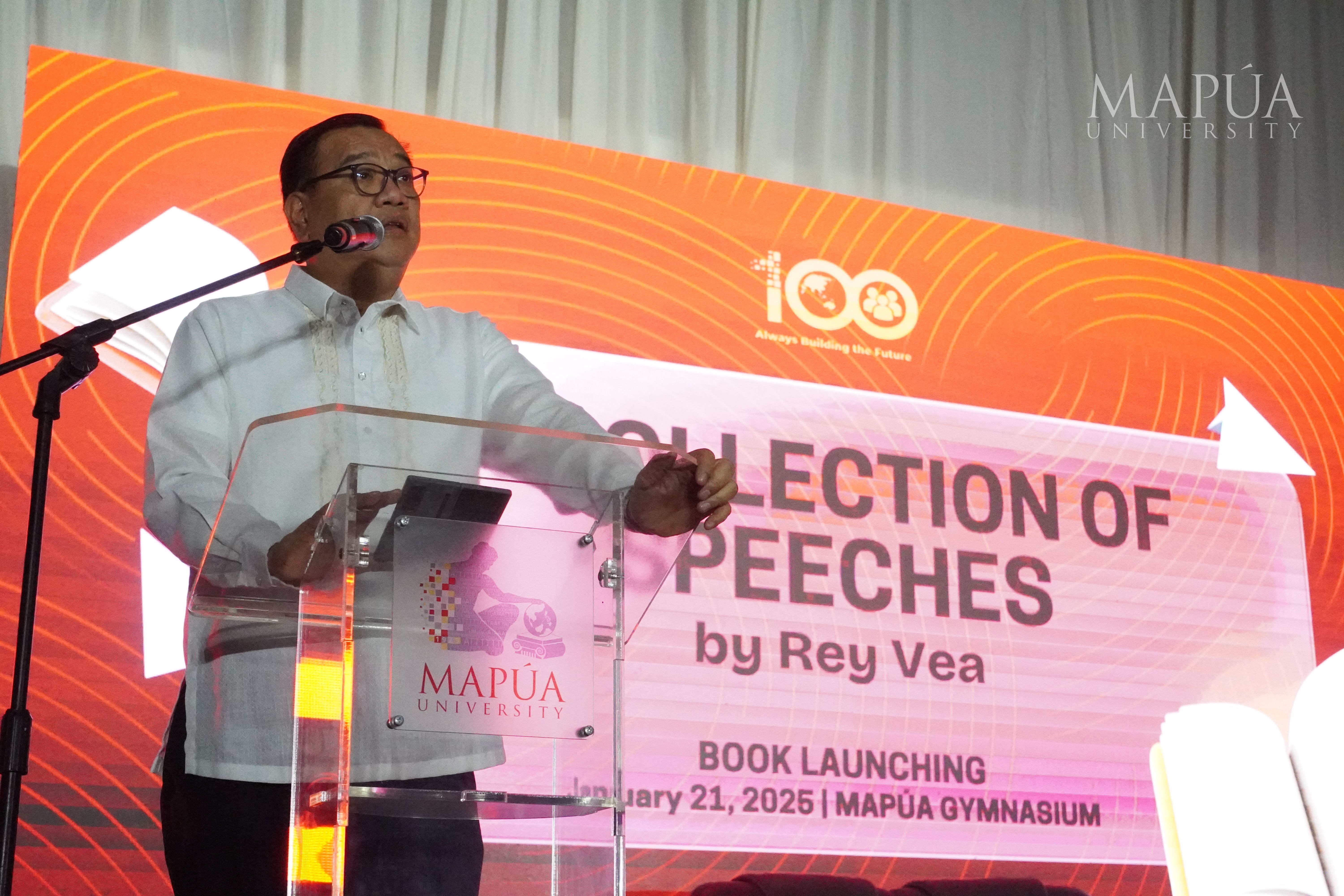 Mapúa President and CEO Dr. Dodjie S. Maestrecampo commences the event with a message for the guests.jpg