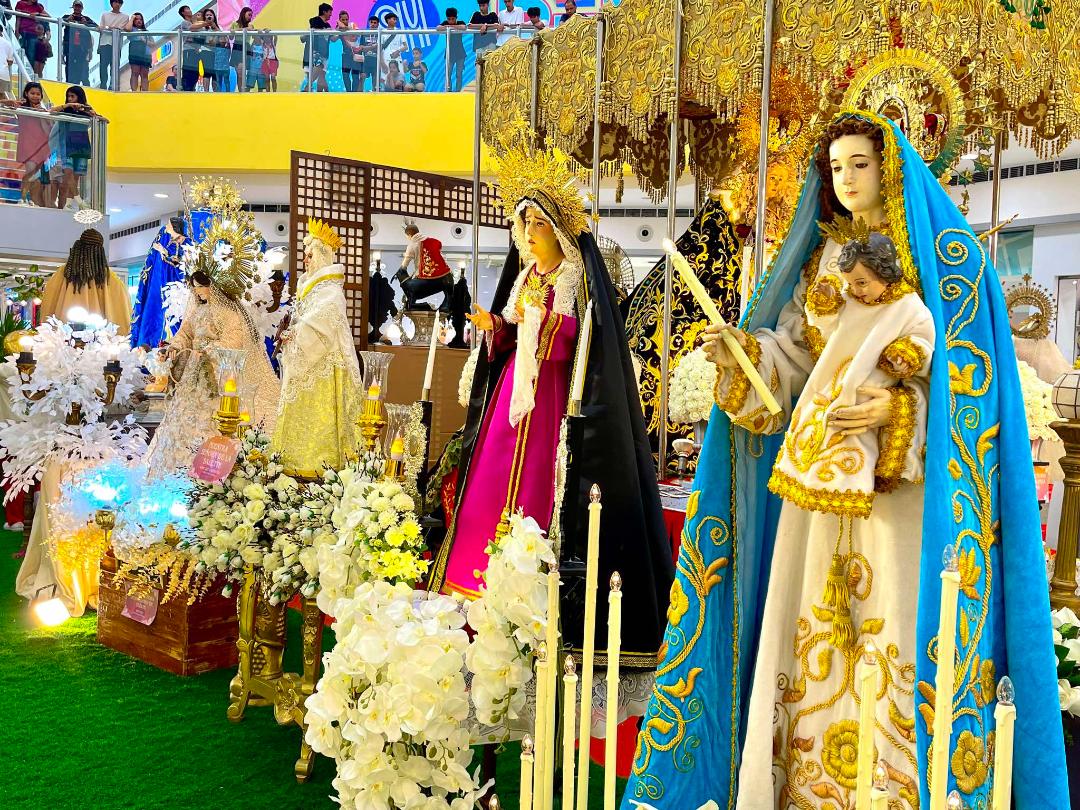 Marian images on display.jpg