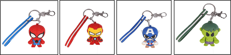Marvel-themed 5.5 cm figure keychain.png
