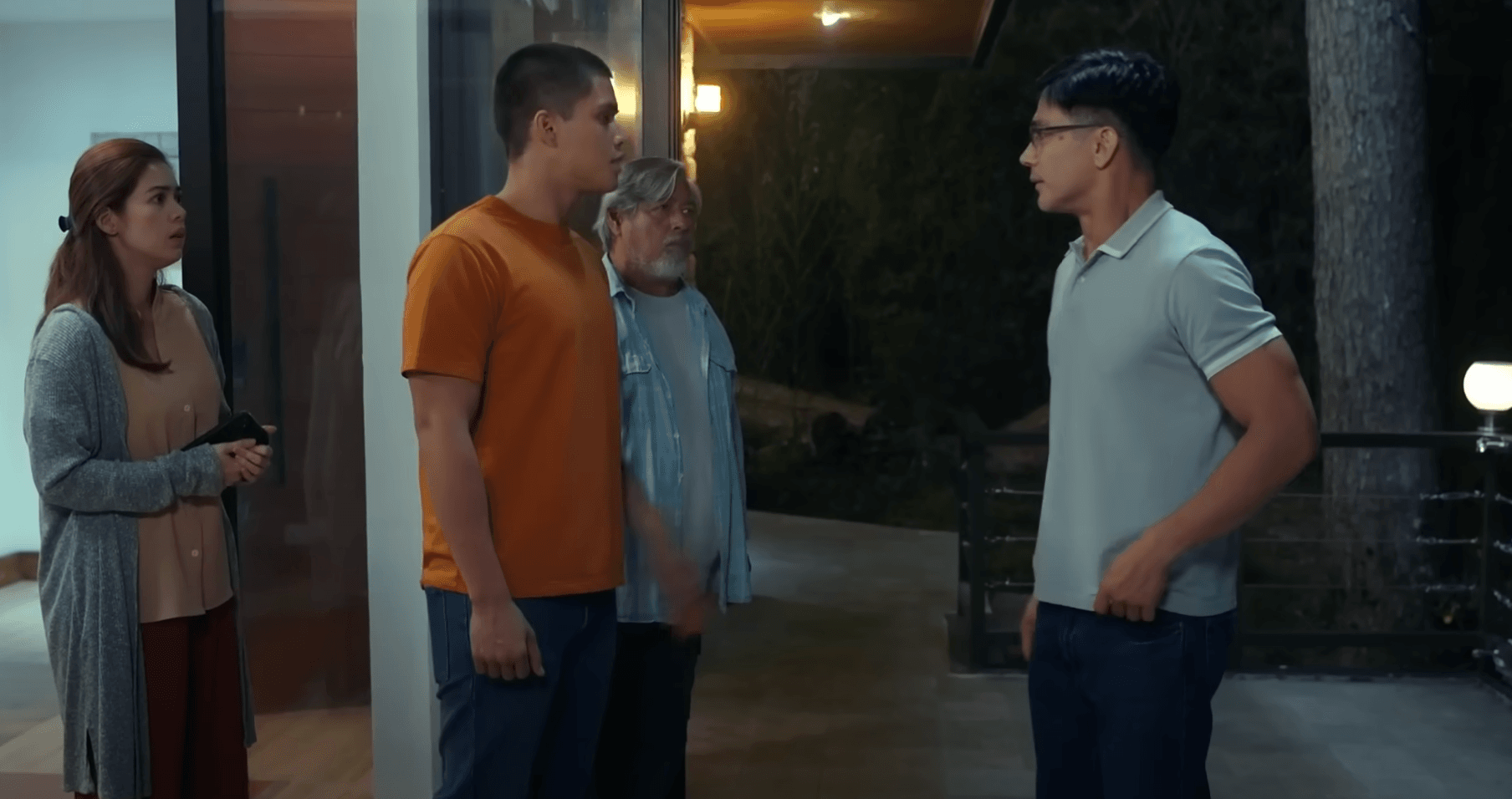 Moises (Kyle Echarri) and Rafael (Piolo Pascual) in Pamilya Sagrado.png