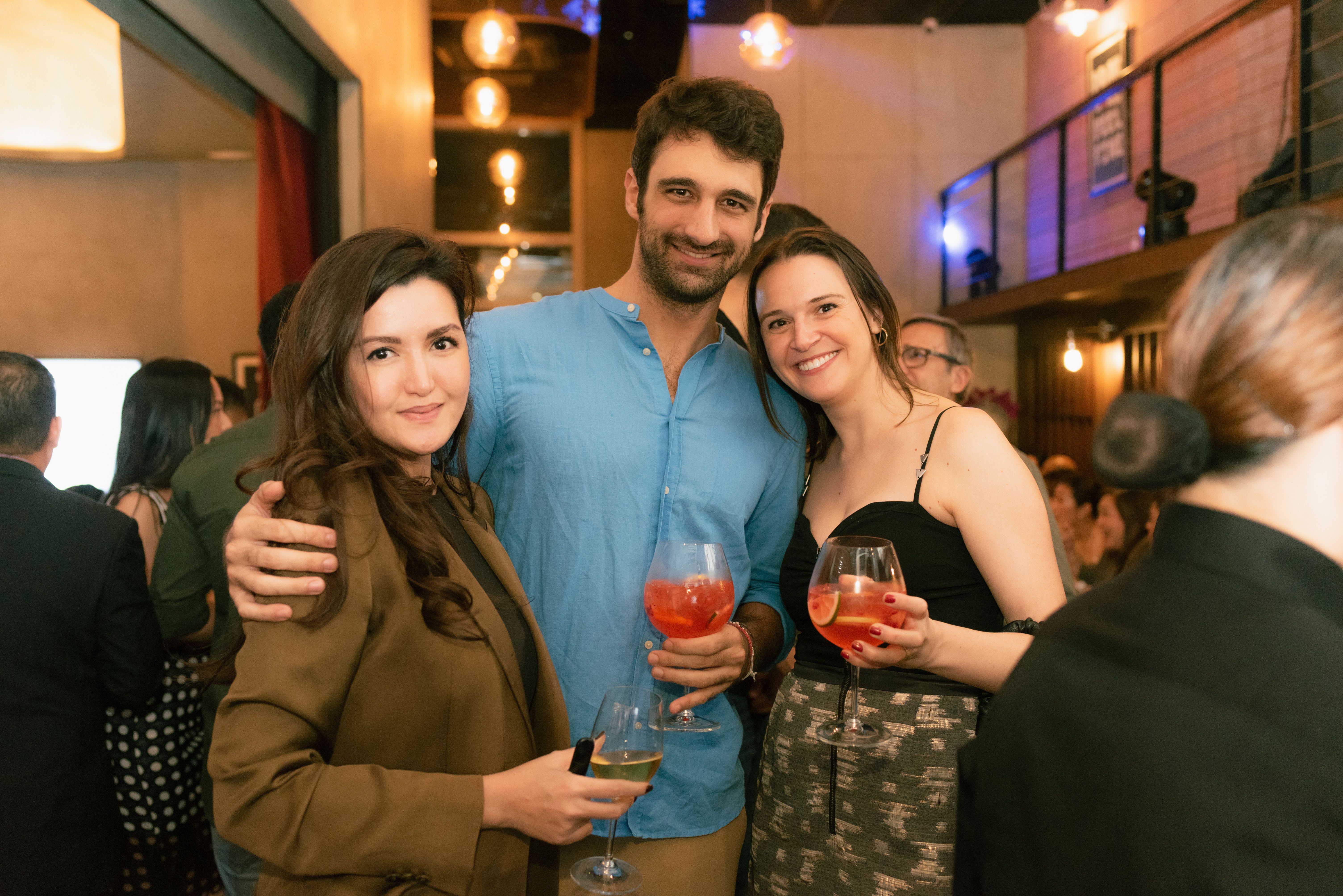 Monique Madsen, Argentine Consul Fabricio Sordoni, and Katie Stuntz.JPEG