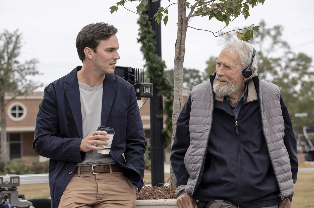 Nicholas Hoult and Clint Eastwood (AP) .png