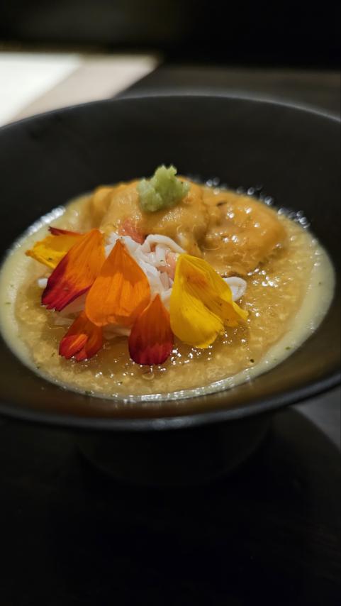 PALATE OPENER Clam ceviche and squash tart.jpg