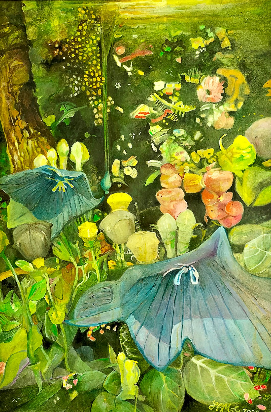 PUFFED FLOWERS, oil on canvas, 36x24 inches, 2022.jpg