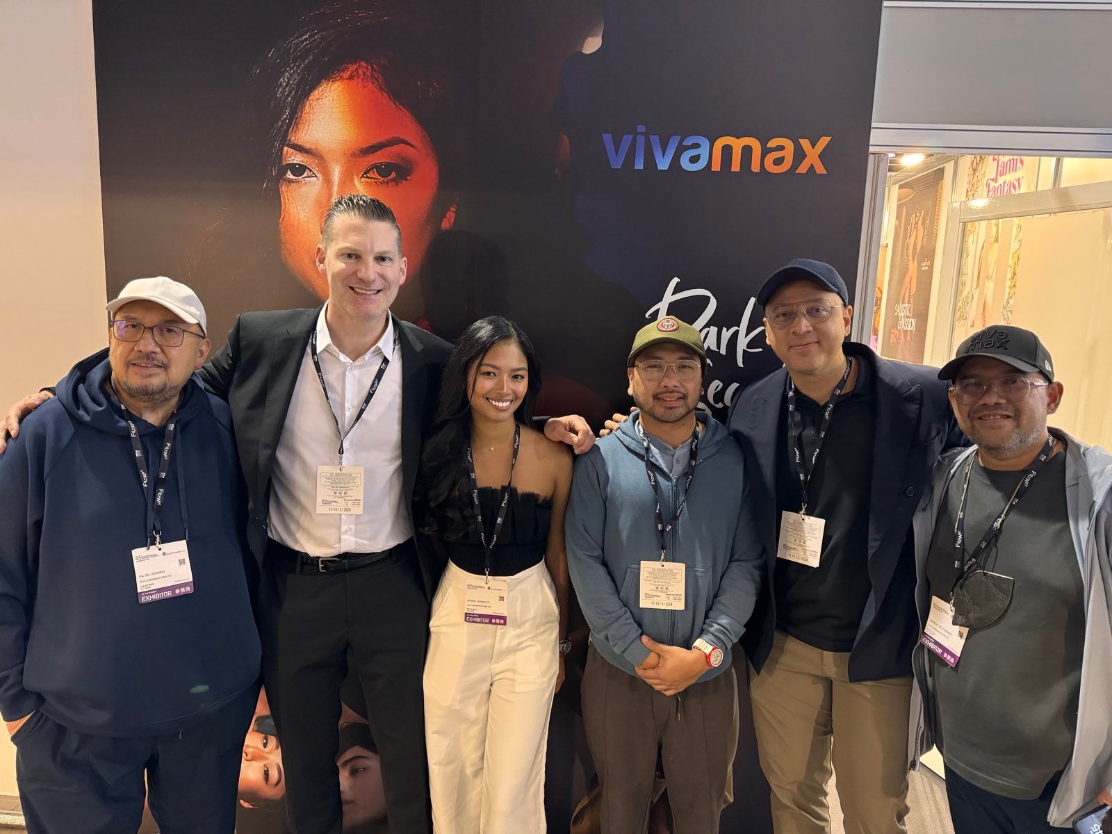 Photo Caption Vic del Rosario, Jr., Chairman of the Board Viva Communications, Simon Bausch media head of Bausch Germany, Sarah Bernales, director Bobby Bonifacio, director Lino Cayetano and Vincen.jpeg