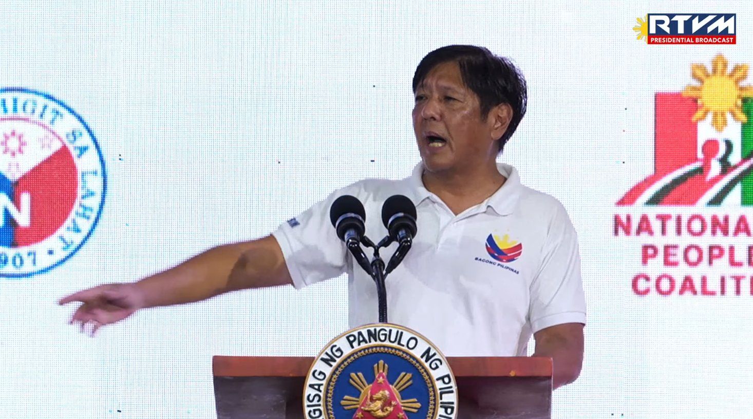 President Ferdinand ‘Bongbong’ Marcos Jr. (RTVM screenshot)