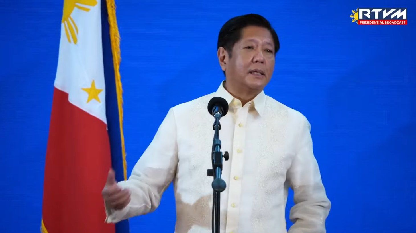 President Ferdinand ‘Bongbong’ Marcos Jr. (RTVM screenshot)
