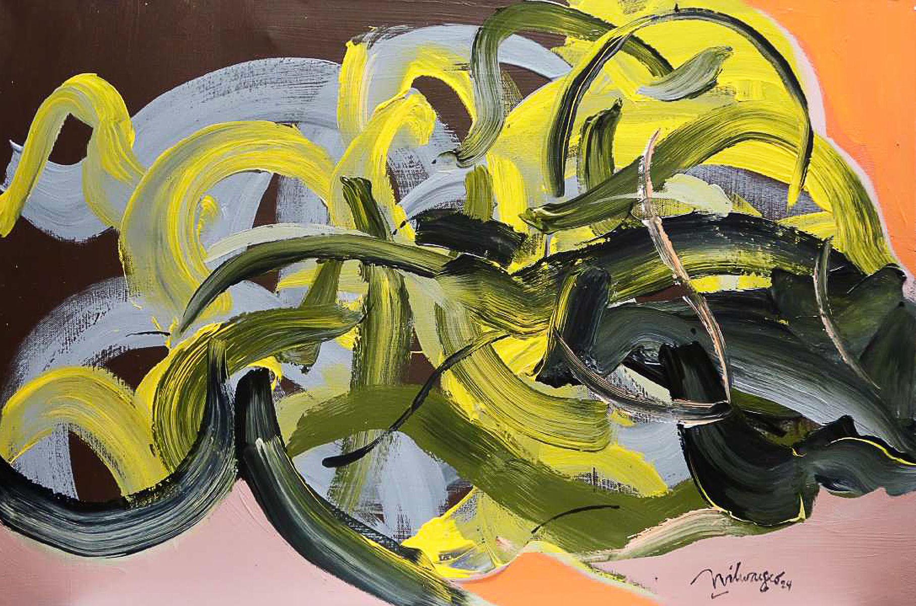 Rhythmic Reverie 19, acrylic on canvas, 24x36 inches, 2024.jpg