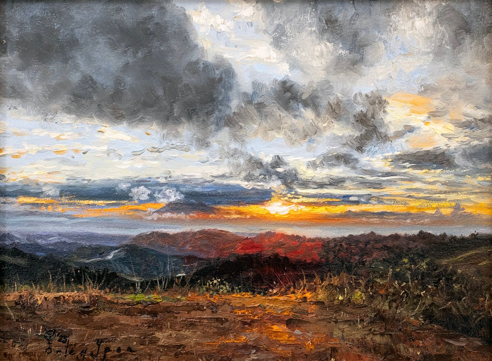 SUN GAZING, oil on canvas, 2025.jpg