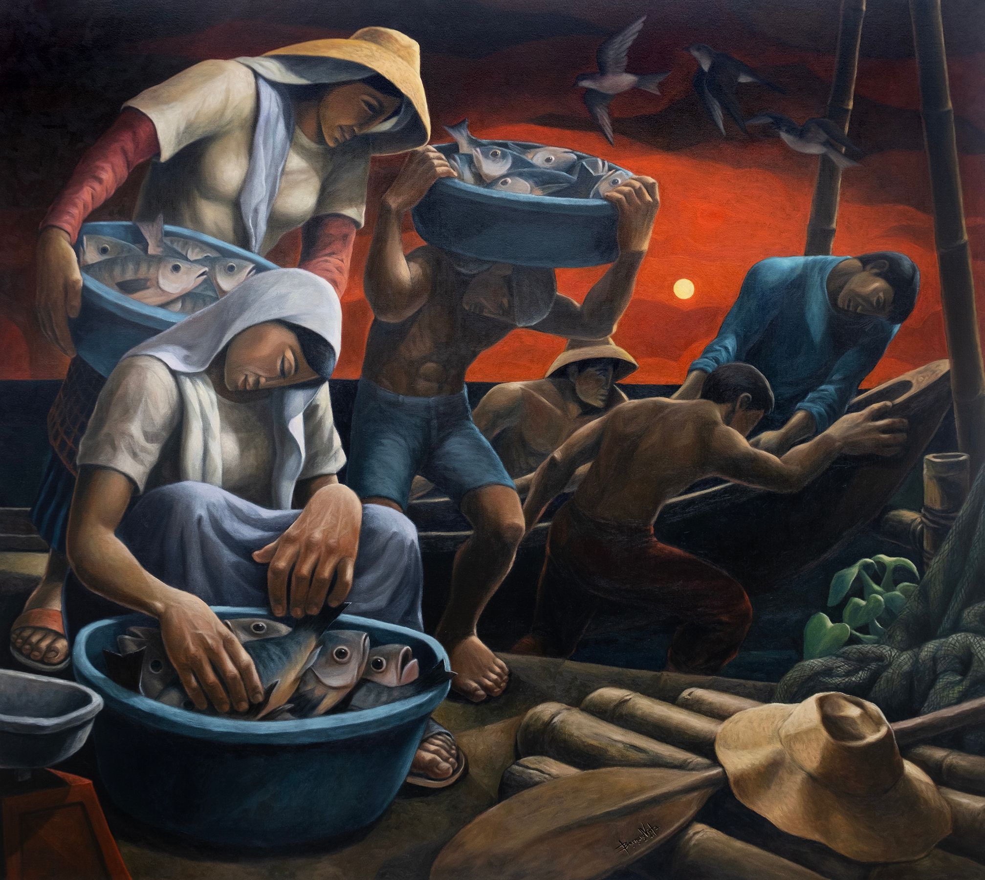 Sa Punduhan, oil on canvas, 53x60 in, 2024.jpg