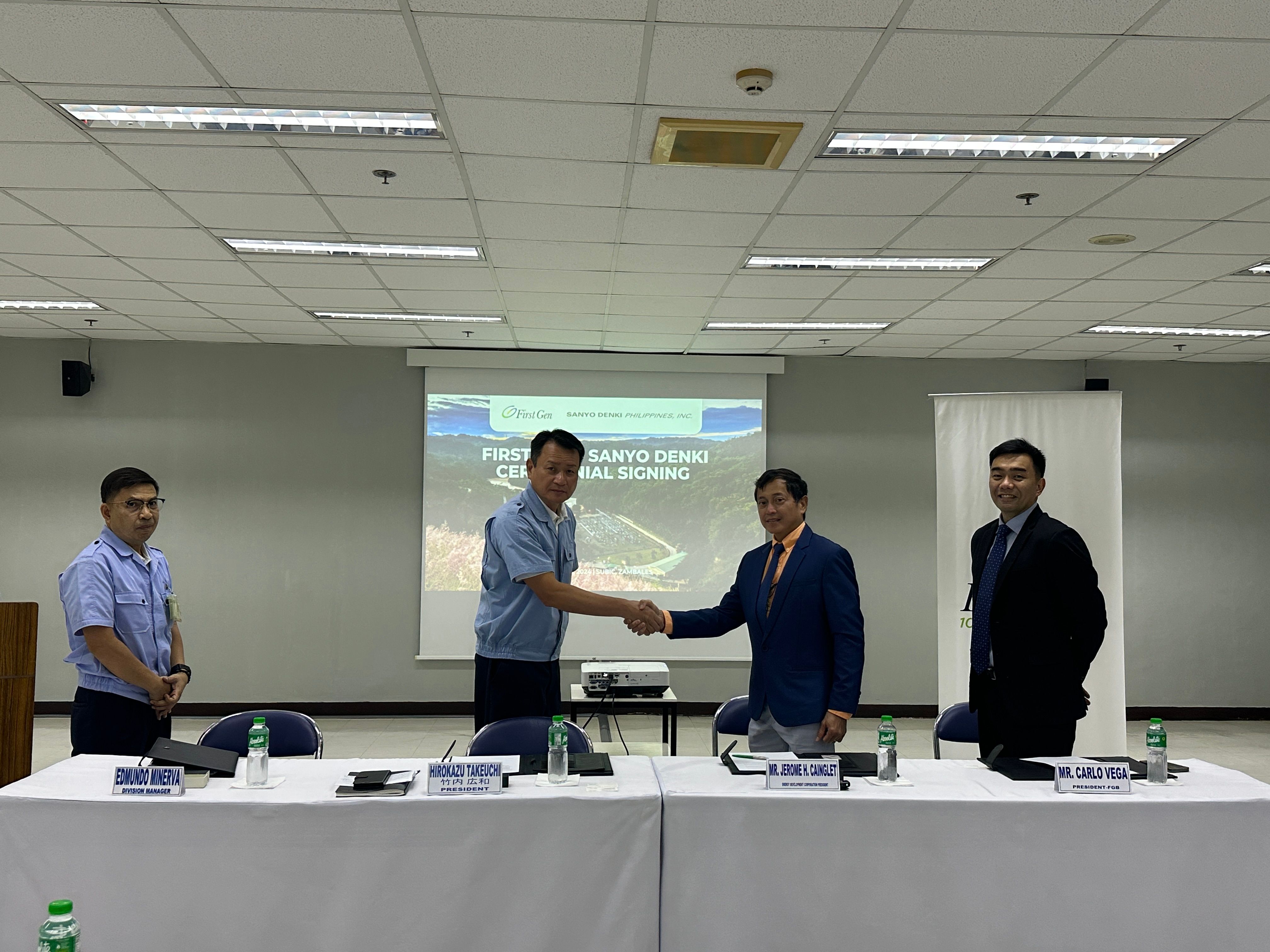 Sanyo Denki taps First Gen for supply of clean energy photo.JPG